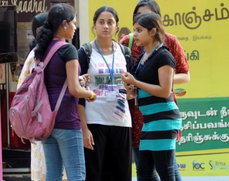 Ethiral college girls - Film promotion fest